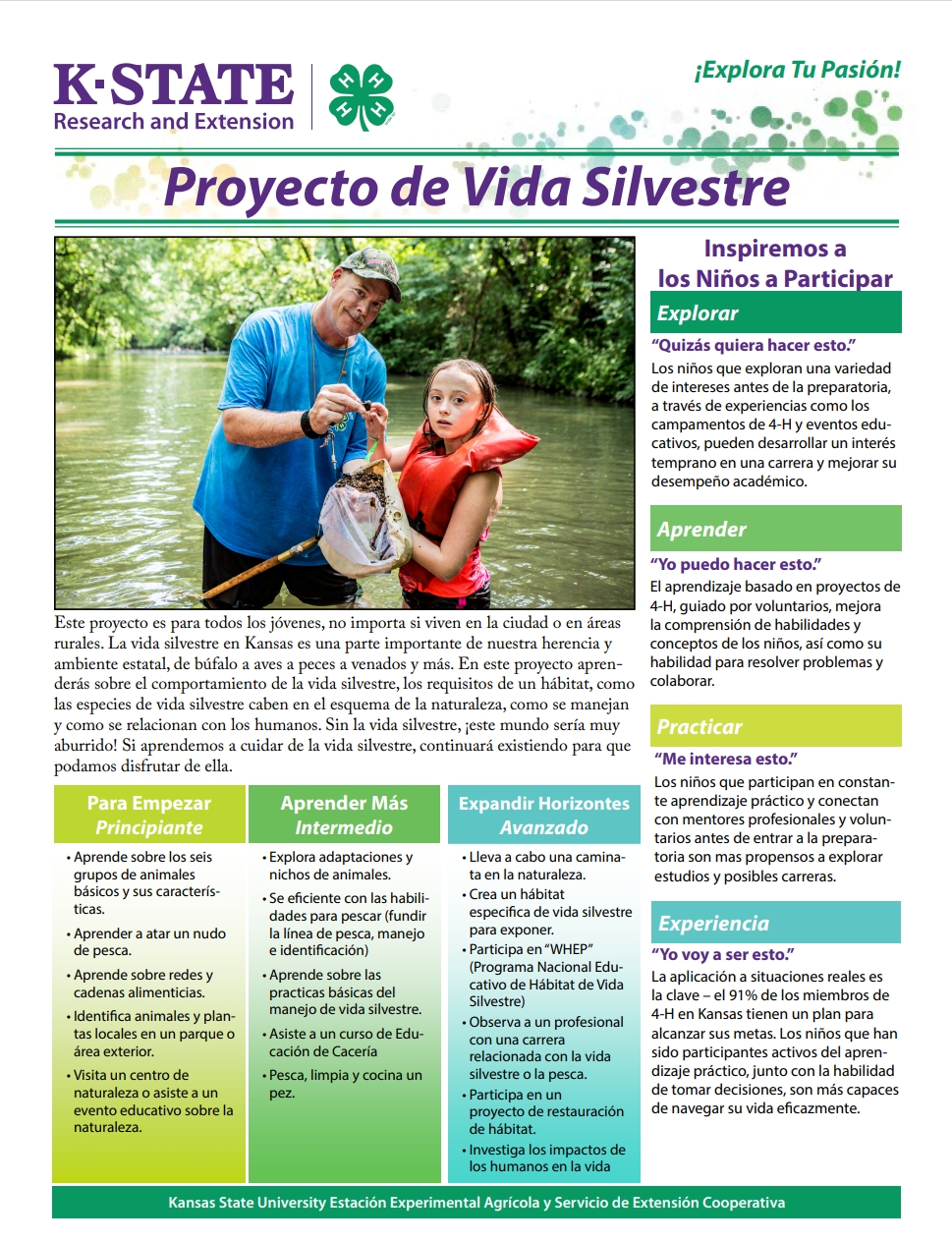 Wildlife Project Guide in Spanish